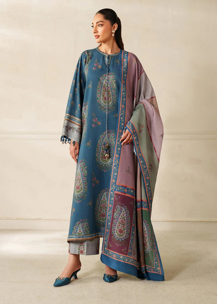 Baroque | Digital Printed Khaddar UF-4340