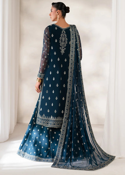 Baroque | Embroidered Chiffon UF-4142