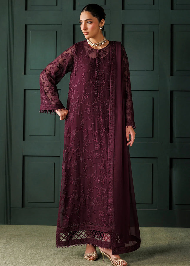 Baroque | Embroidered Chiffon UF-4436