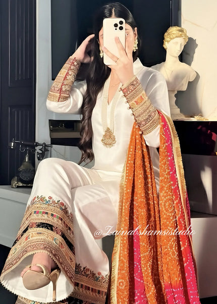 Zainab Shamsi | The Nooré Set - White