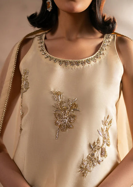 Farrukhzia | Fareesha - Ivory Zardosi