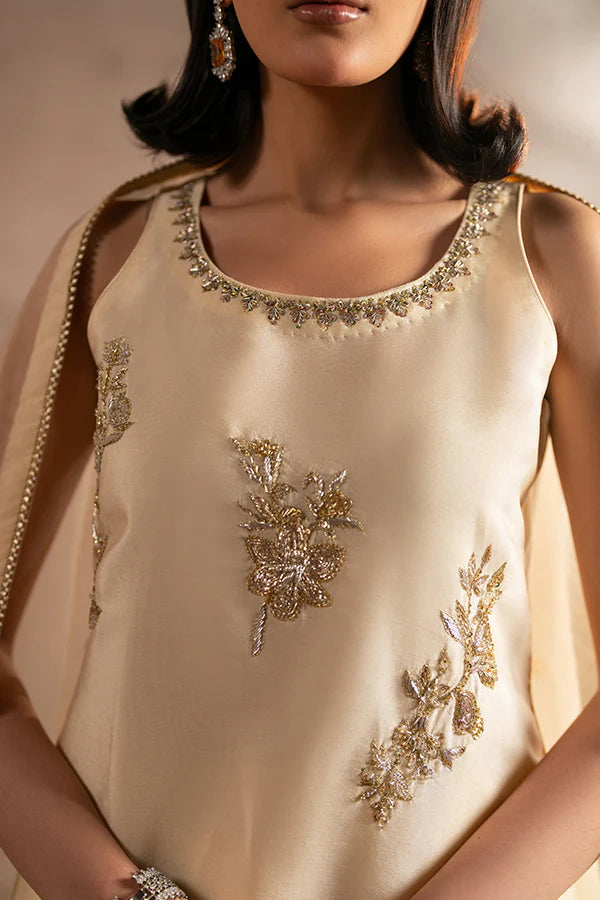 Farrukhzia | Fareesha - Ivory Zardosi