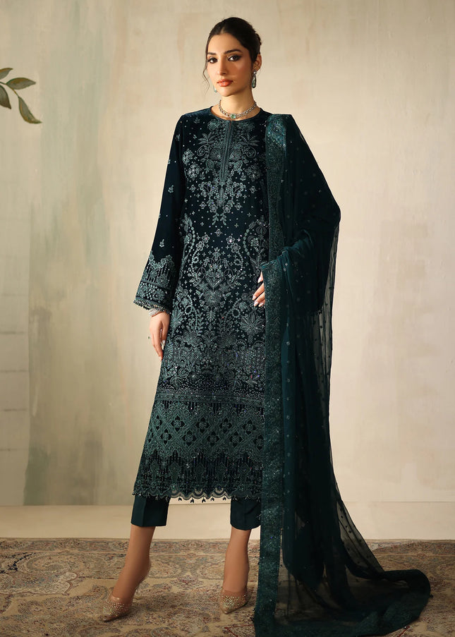 Baroque | Embroidered Velvet UF-4322