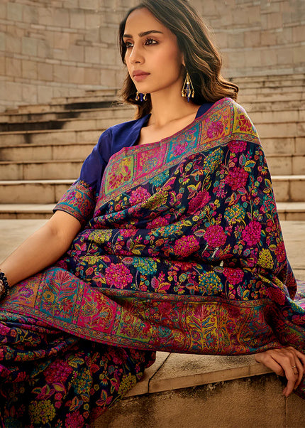 Kashmiri Handloom Weaved Saree