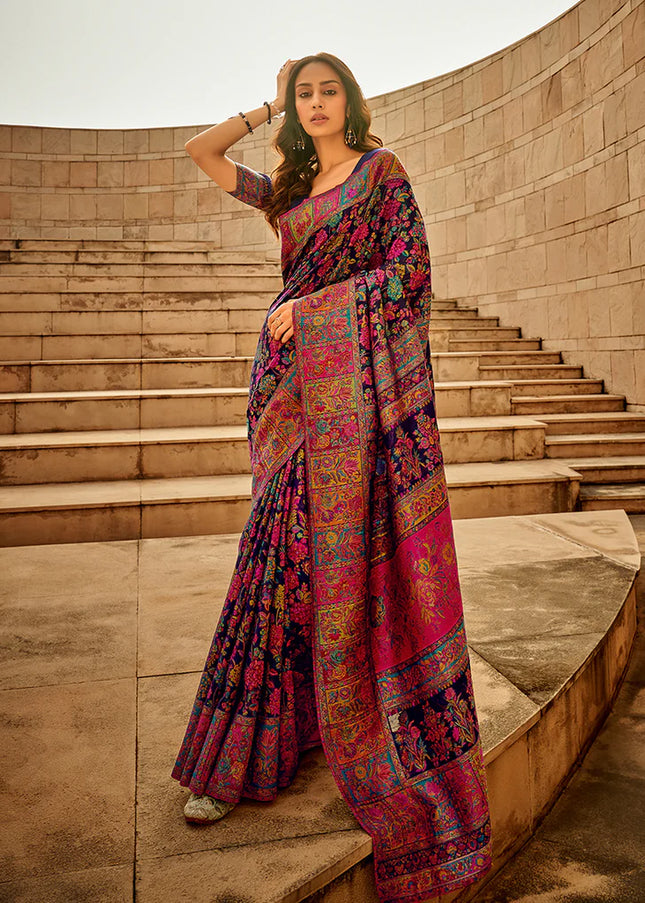 Kashmiri Handloom Weaved Saree
