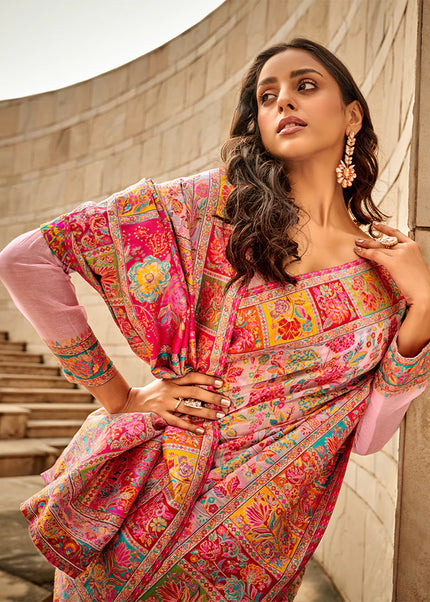 Kashmiri Handloom Weaved Saree