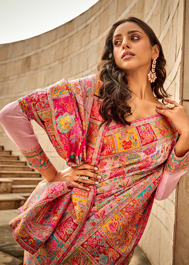 Kashmiri Handloom Weaved Saree