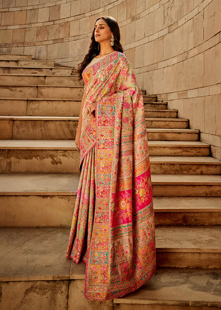 Kashmiri Handloom Weaved Saree