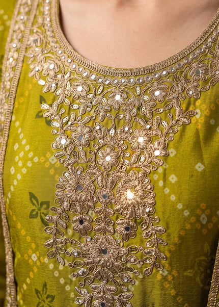 Chinnon Printed and Embroidered Sharara Suit Series