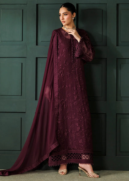 Baroque | Embroidered Chiffon UF-4436
