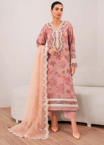 Baroque | Embroidered Chiffon UF-705