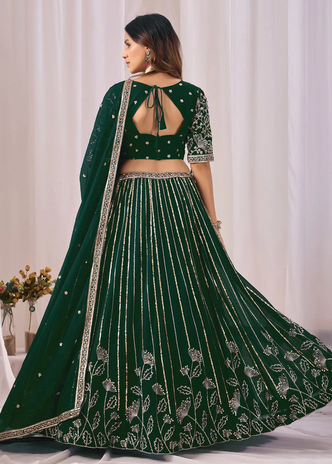 Georgette Embroidered Lehenga Choli Series