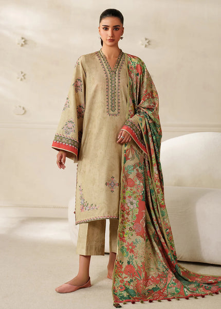 Baroque | Embroidered Khaddar UF-4342