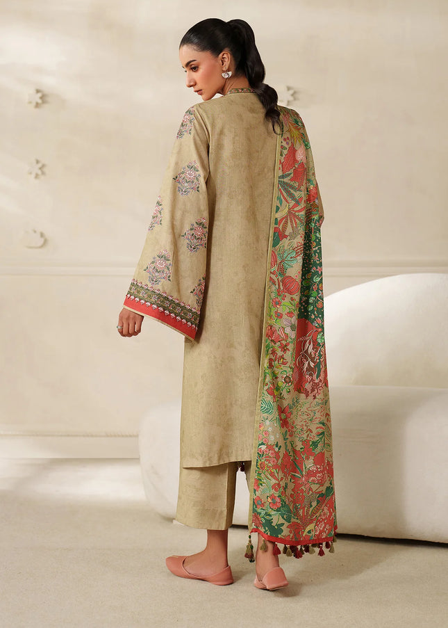 Baroque | Embroidered Khaddar UF-4342