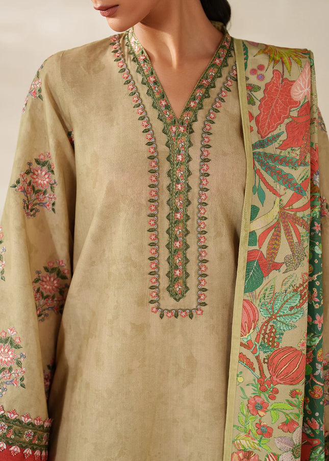 Baroque | Embroidered Khaddar UF-4342