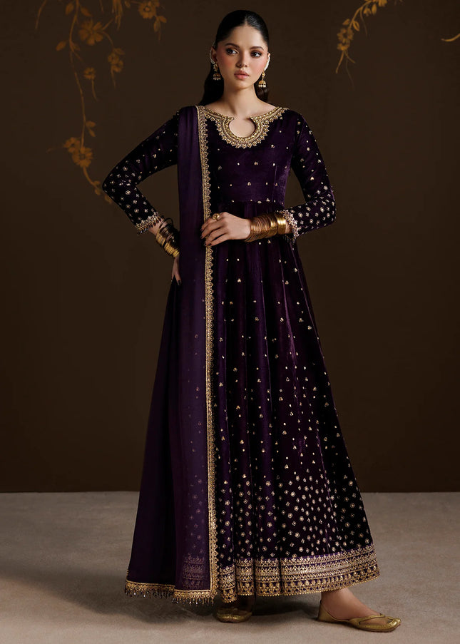 Baroque | Embroidered Velvet UF-4628