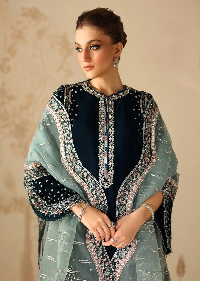 Baroque | Embroidered Velvet UF-4310