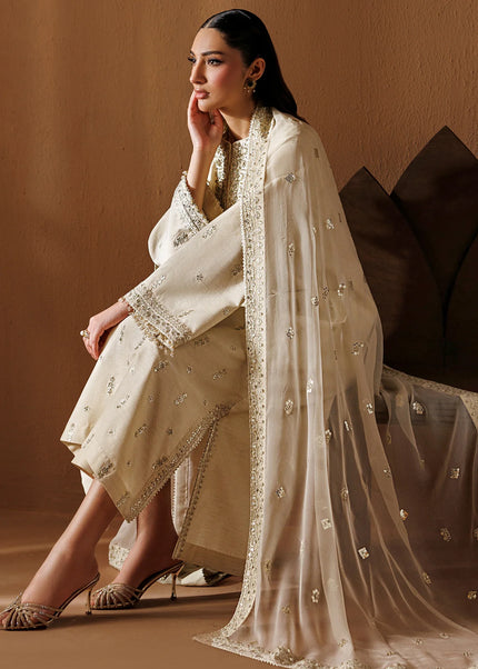 Baroque | Embroidered Raw Silk UF-4434