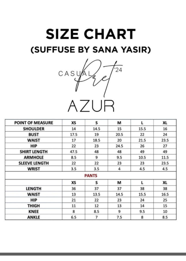 Suffuse | Casual Pret '24 - Azur