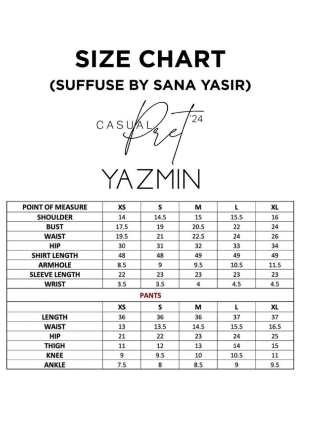 Suffuse | Casual Pret '24 - Yazmin