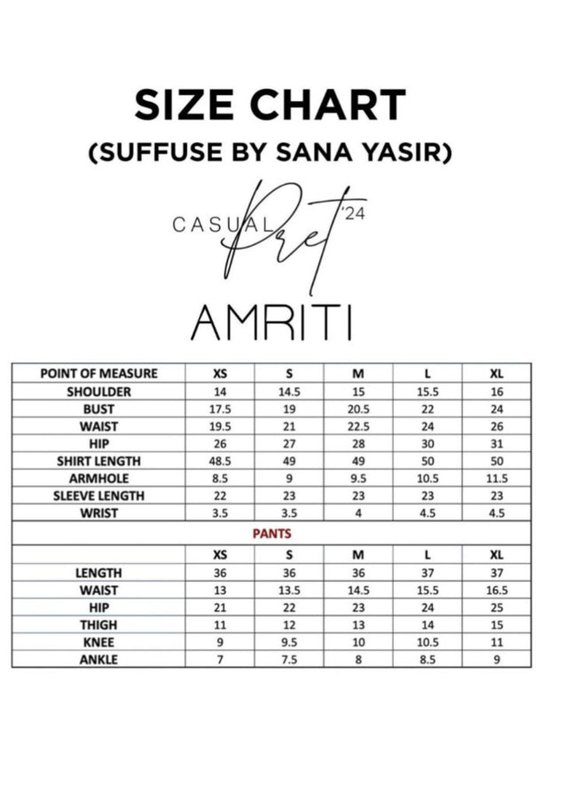 Suffuse | Casual Pret '24 - Amriti