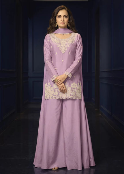 Chinnon Embroidered Sharara Suit Series