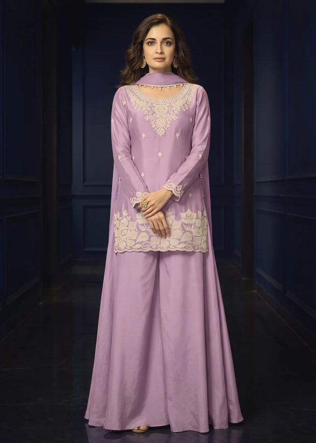 Chinnon Embroidered Sharara Suit Series