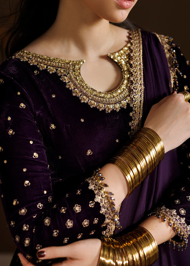Baroque | Embroidered Velvet UF-4628
