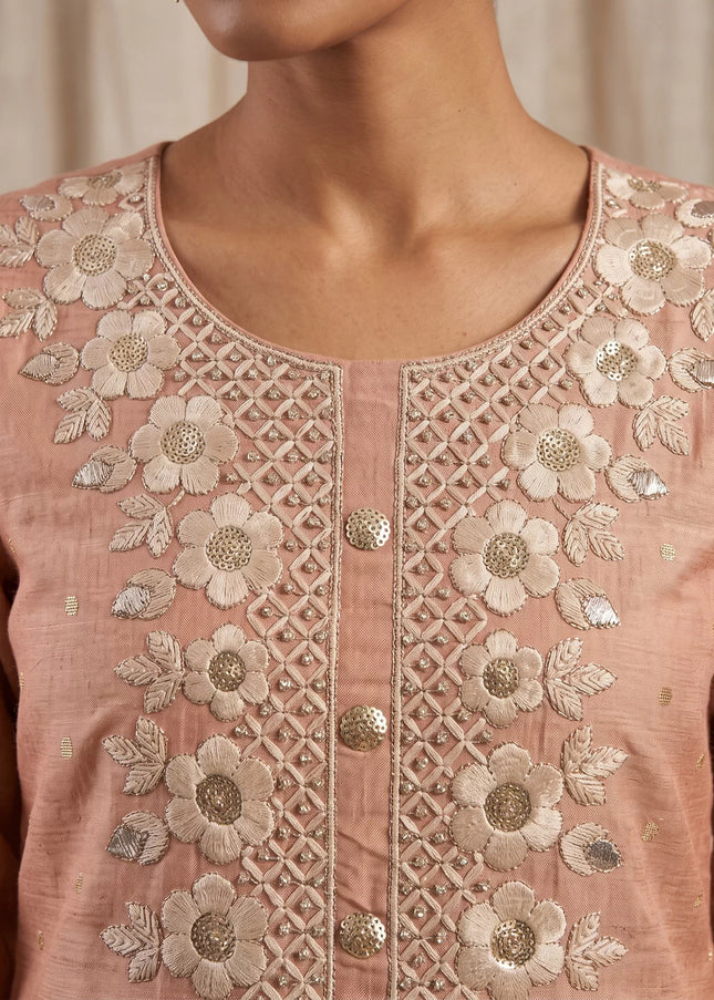 Modal Butti Cotton Printed and Embroidered Pant Style Suit Series