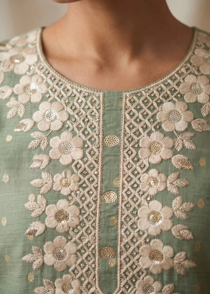Modal Butti Cotton Printed and Embroidered Pant Style Suit Series