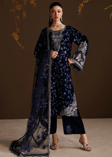Baroque | Embroidered Velvet UF-4555