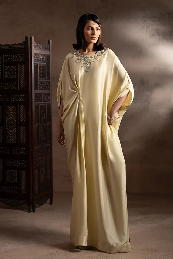 Farrukhzia | Fareesha - Butter Yellow