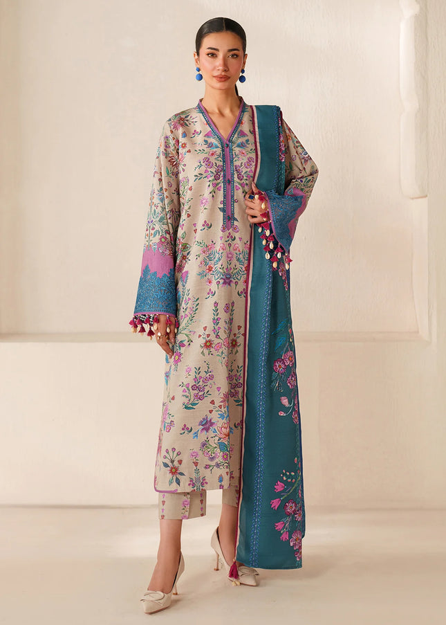 Baroque | Digital Printed Khaddar UF-4361