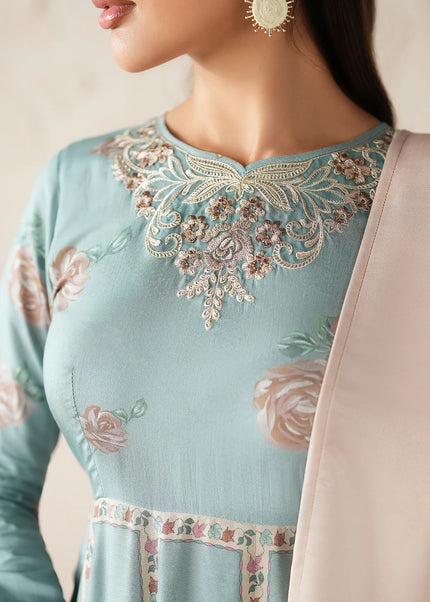 Baroque | Embroidered Printed Viscose PR-1200