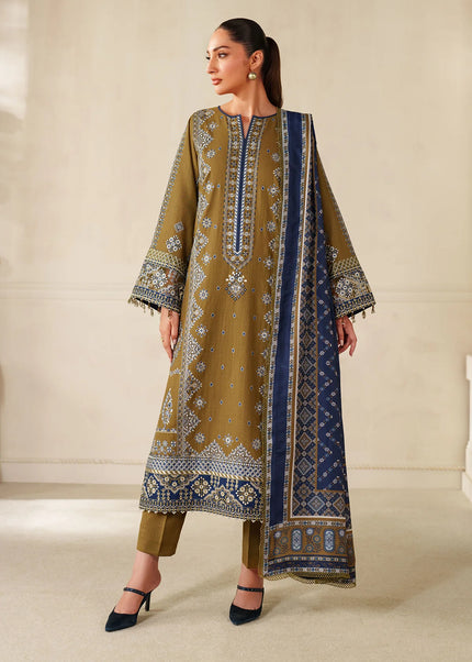 Baroque | Embroidered Khaddar UF-4344
