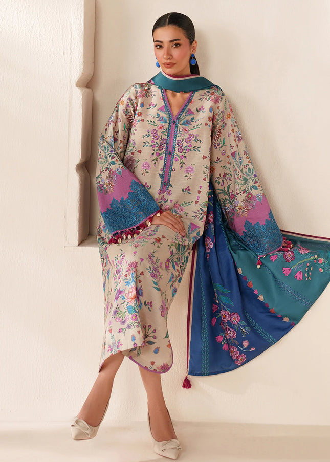 Baroque | Digital Printed Khaddar UF-4361