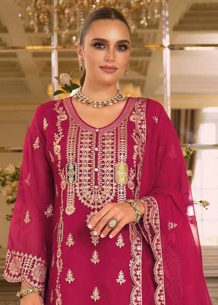 Sequins Embroidered Pant Style Suit
