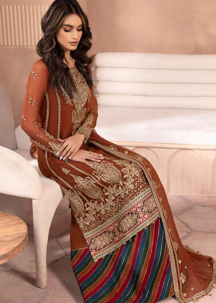 Jazmin | Wedding Formals -Embroidered Chiffon UC-3040