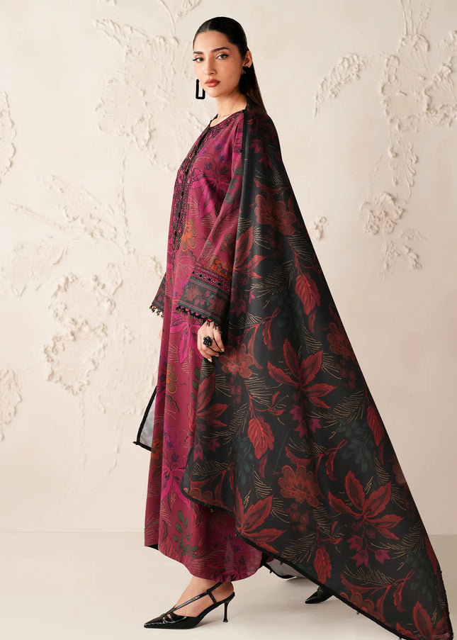 Baroque | Embroidered Printed Viscose UF-4304