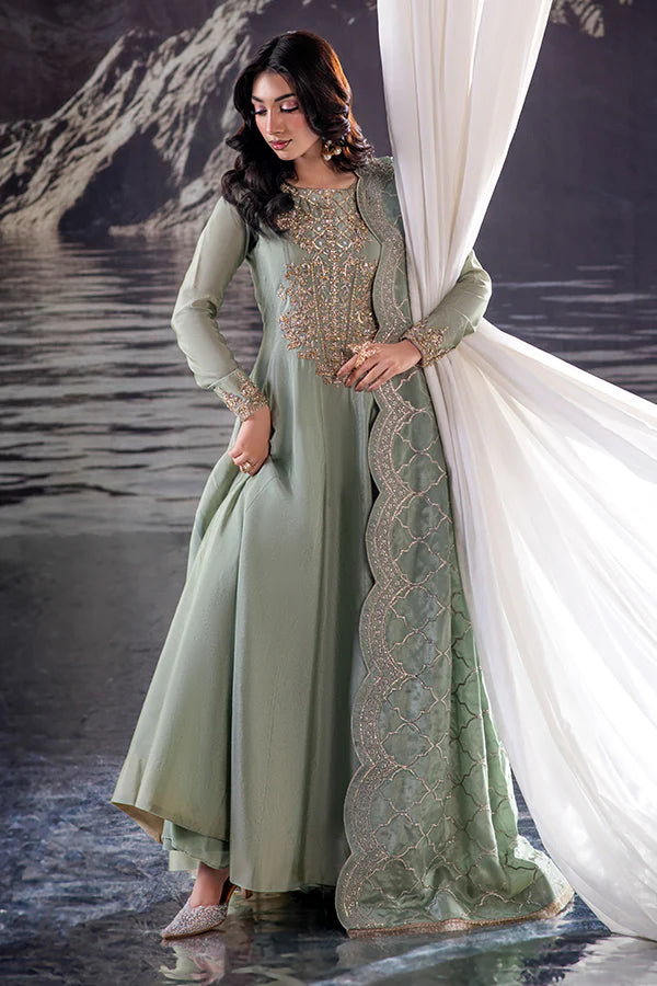 Farrukhzia | Laavni - Mauve Green