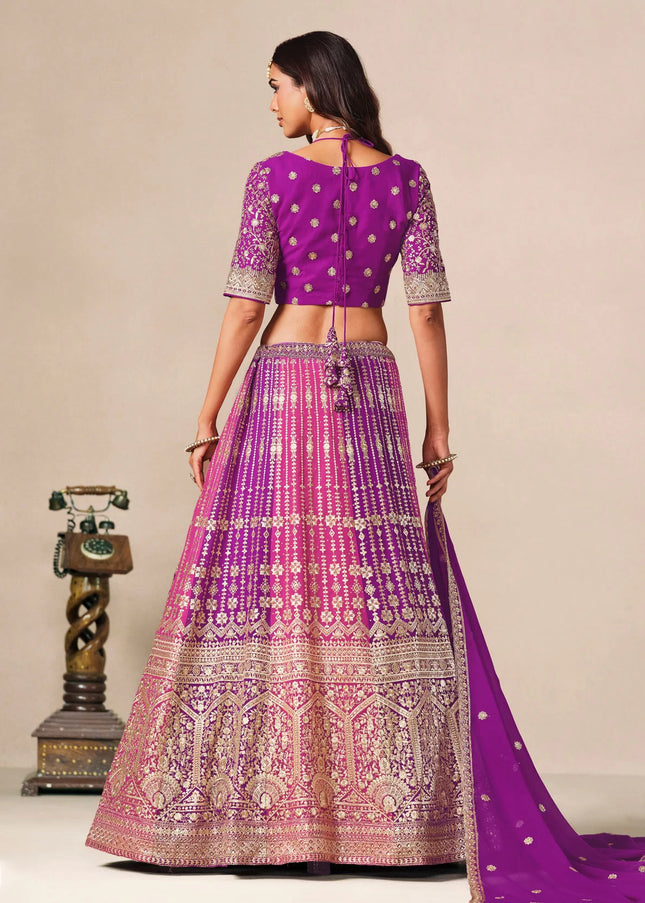 Georgette Embroidered Lehenga Choli Series