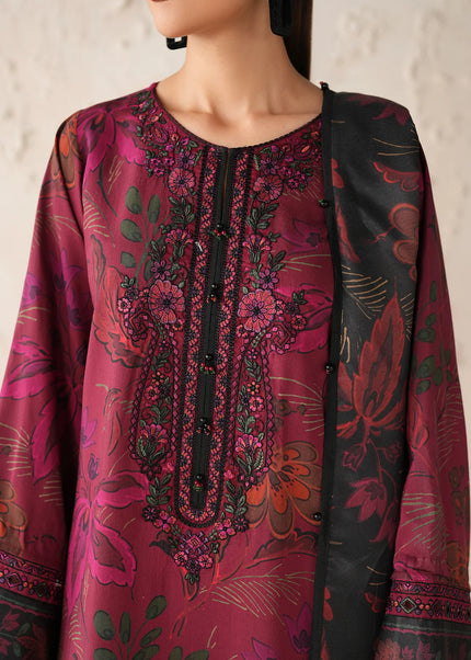 Baroque | Embroidered Printed Viscose UF-4304