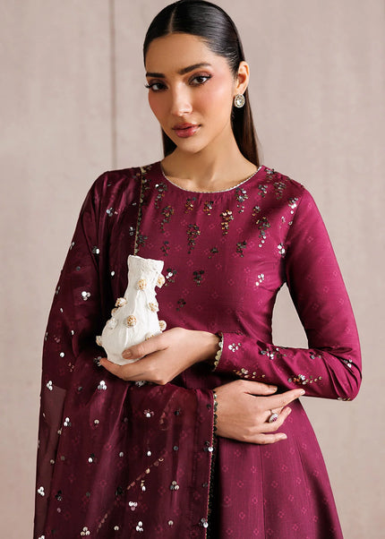 Jazmin | Embroidered Raw Silk UR-7073