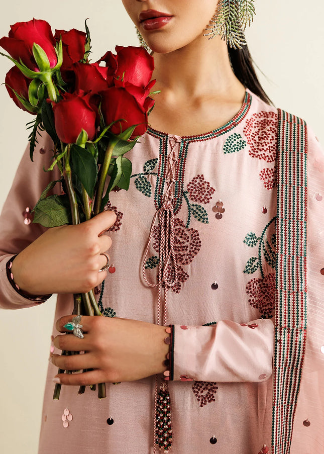 Jazmin | Embroidered Raw Silk UR-7071