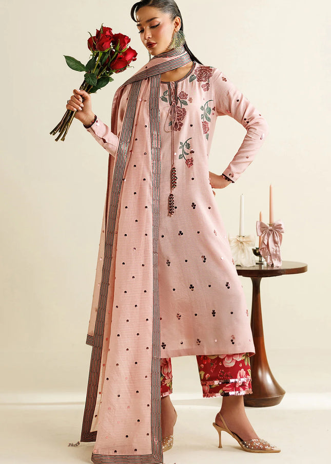 Jazmin | Embroidered Raw Silk UR-7071