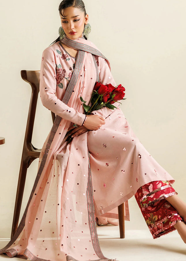 Jazmin | Embroidered Raw Silk UR-7071