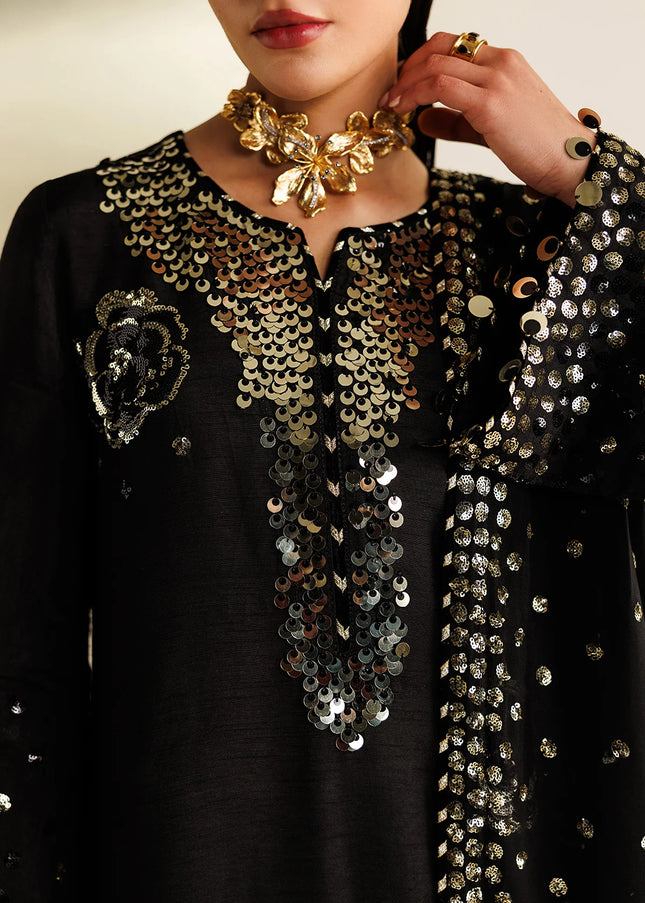 Jazmin | Embroidered Raw Silk UR-7065