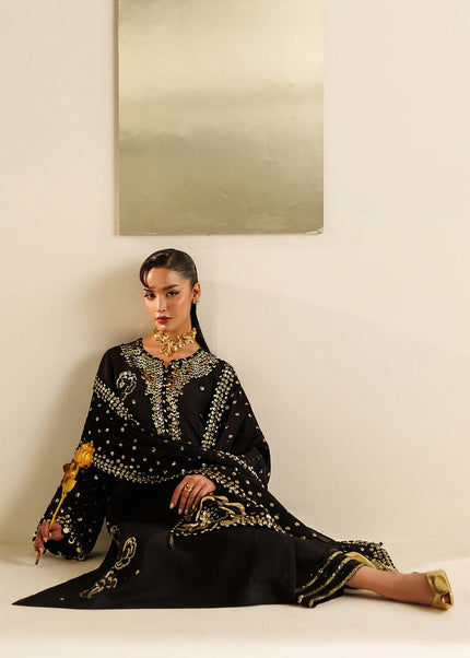 Jazmin | Embroidered Raw Silk UR-7065