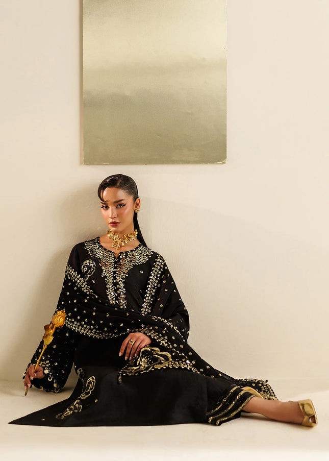 Jazmin | Embroidered Raw Silk UR-7065