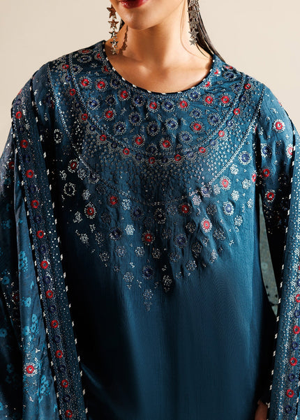 Jazmin | Embroidered Raw Silk UR-7062